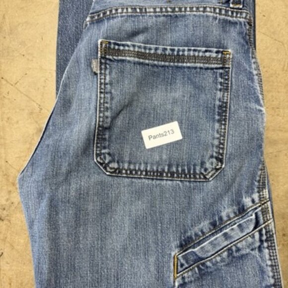 Vintage 90s Levi’s Silvertab Carpenter Faded Dark Wash Denim Blue Jeans 32 X 33 - Picture 13 of 13